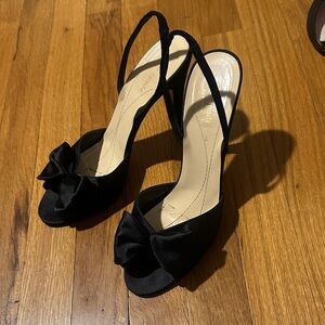 Kate Spade Elegant Black Slingback Heels
